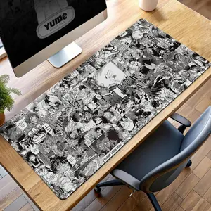 My Hero Academia Manga Mouse Pad: Deku & Bakugo Anime Desk Mat, Desk Mat, PC Accessories.