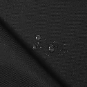 Black Waterproof Canvas Fabric – Heavy-Duty Material by the Yard