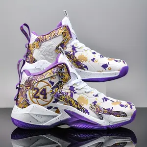 Men's High-Top Basketball Sneakers - Comfortable, Non-Slip, Durable Lace-Up Sneakers for All Seasons