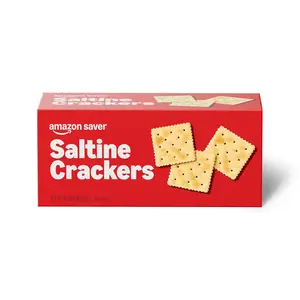 Amazon Saver Saltine Crackers 16 Oz - Pack of Assorted Flavors, Original Packaging May Vary