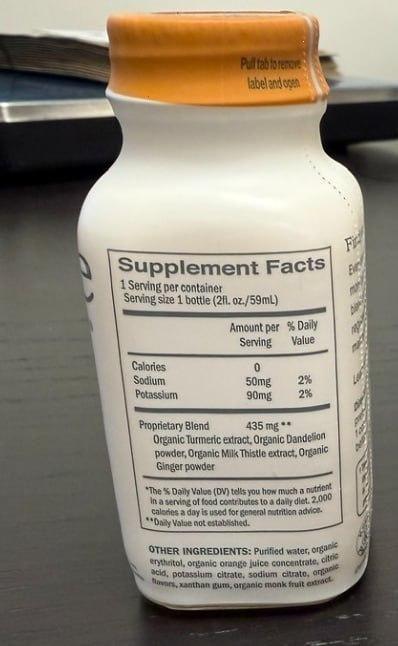 DOSE For Your Liver Organic Daily Detox Shots 2oz | Turmeric Milk Thistle Dandelion Liver Cleanse & Detox Support, USDA Organic, 2/6/12 Pack