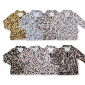 Adult Clothes Women Camo Pullover Hunting Women Girl Winter Zip Shirt