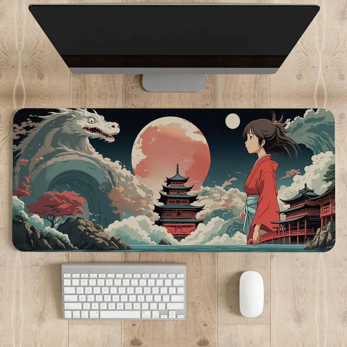 Spirited Away Mouse Pad | Different sizes Personalized Printing | Gaming Mouse Pad | Customized Mouse Pad | Game, Anime, Desk Mat