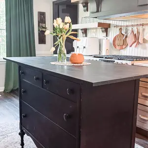 Kaboon 40"x18" Universal Tabletop, Solid One-Piece Melamine Table Top, Double Desk L-Desk Floating Desk DIY, Home and Office