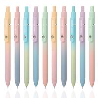 10Pcs Gradient Color - Black Ink