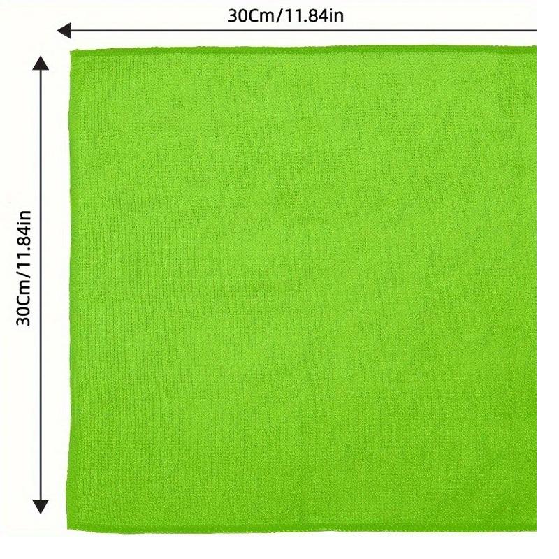 [Clearance Sale] Double-Layer Microfiber Cleaning Cloths - Reusable, Washable & Long-Lasting Household Essentials, Lint-Free, Scratch-Safe, Soft, Ultra-Absorbent, Quick-Dry, Assorted Colored, 9.84x9.84in Multiple Sets (10/20/30/50pcs) for Kitchen/Bath