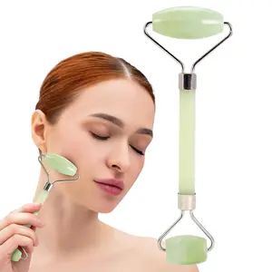 Jade Roller Face Roller Gua Sha Facial Tools for Men Women Skin Care Kit Reduces Under-Eye Puffiness Dark Circles Comprehensive Kit