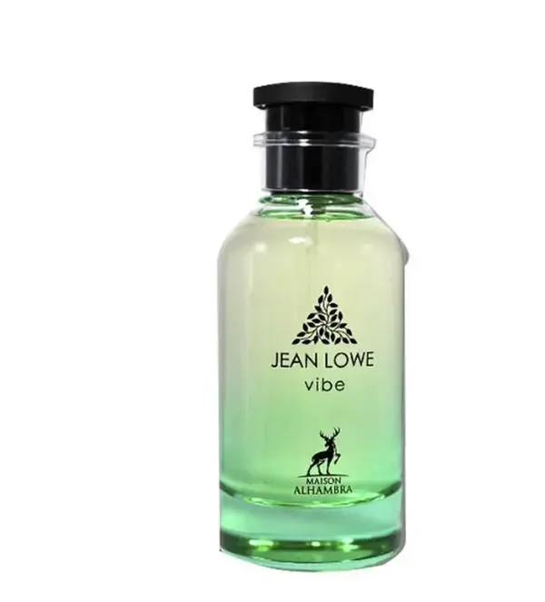 Maison Alhambra Jean Lowe Vibe EDP Unisex Eau de Parfum 3.4 Fl Oz - Aromatic Fruity Fragrance with Citron, Orange, Mint, Lemon, and More Edp Liquid Colognes Arabian Scent