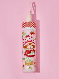 Strawberry Shortcake Brand Cute Print Character Umbrella - UV Shield, Lightweight, Portable, Comfortable Home Supplies Umbrella with Cover