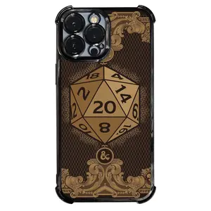 Phone Case: 1 PC The D20 Phone Case Electroplating Process Protective Cover with Reinforced Cushioning And Collision Prevention Suitable for Various Models Of iPhone 17 16 15 14 13 Pro Max Cover