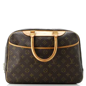 Pre-owned Louis Vuitton Canvas Coated Shoulder Bags Deauville Handbag Monogram Canvas by Rebag
