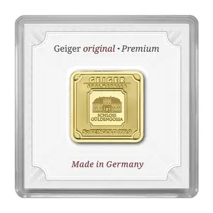Geiger Edelmetalle Original 5 Gram Gold Bar - In Capsule