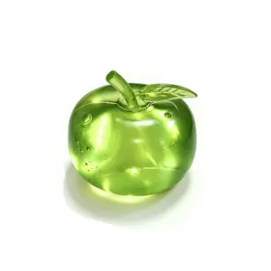 Stress Relief Toy, Stress Relief Green Fruit Toy Slow Rebound Clear Fruit Squeeze Fidget Toy Anxiety Relief Soft Stress Ball Pinch Sensory Toy