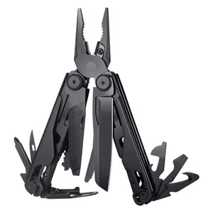 Multitool 19-in-1 with Safety Lock, Professional 440A Stainless Steel Multi Tool Pliers Pocket Tool, Foldable Multitools with Nylon Sheath for Outdoors, Survival, Camping, Hiking, Repairing