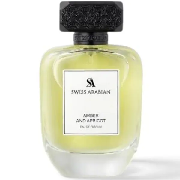 Swiss Arabian Amber and Apricot Eau De Parfum - Long Lasting Arabian Perfume for Women - Fruity Gourmand Fragrance - 3.4 oz - Elegant Amber & Apricot Scent