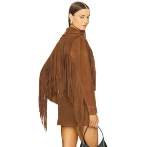 retrofete Vonda Suede Jacket in Toffee