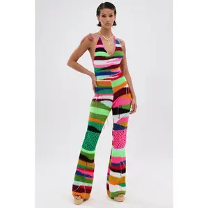 FUNKY TOWN CROCHET JUMPSUIT
