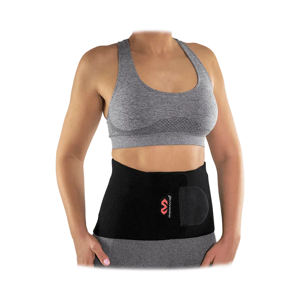 MCDAVID Women's Plain Neoprene Waist Trimmer, Adjustable Workout Sport Cincher with Therapeutic Heat for Lower Back Support, Sport Workout Cincher, Neoprene Waist Trainer