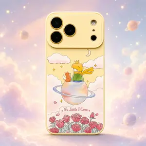 The Little Prince Full-Body Protection, Camera Lens Protection, Soft Edge Frame, Hard Back Panel, Cute Dreamy Premium Phone Case for iPhone 17 16 15 14 13 Pro Max Plus Air