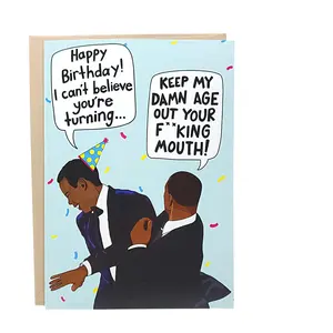 Keep My Age Out Your Mouth Funny Birthday Card