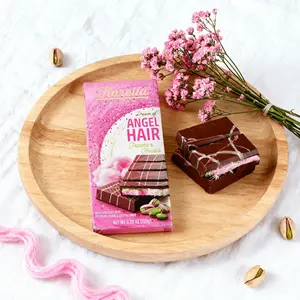 Dubai Chocolate Fiorella Dreamy Angel Hair Candy with Creamy Milk Chocolate & Crunchy Pistachios 5.29oz Filled with Luxurious Flavors