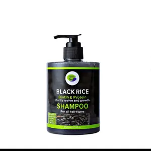 Khichi Beauty Black Rice Biotin & Protein Shampoo,  17.6 OZ.