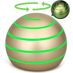 Luminous Desk Spinning Toys for Kids Adults, Metal Kinetic Stress Ball, Optical Illusion Fidget Spinner, Glow in The Dark Fingertip for Office Classroom, Stress Relief Anti Anxiety Birthday Gifts