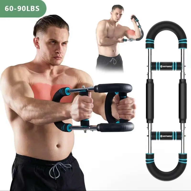 Arm Trainer, Adjustable Chest Workout Equipment, Arm Trainer for Men, Chest Trainer for Men, Shoulder Muscle Training, Portable Spring Resistance Home Fitness Equipment