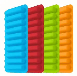 Multi Grid Silicone Ice Cube Tray for Chocolate and Ice Sticks
