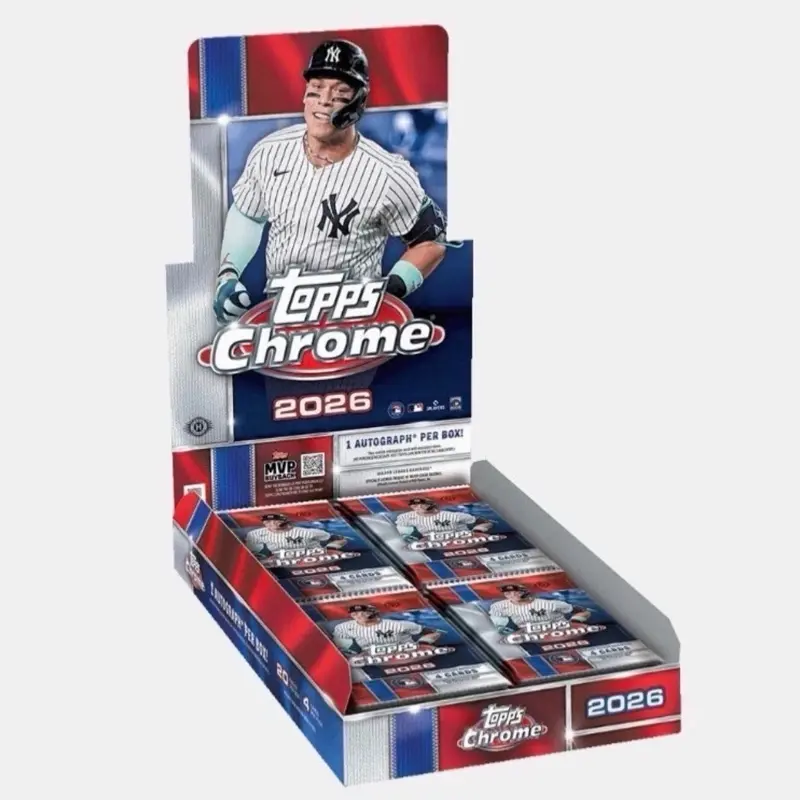 1/2 Case Topps Chrome Hobby PYT (6 Boxes)