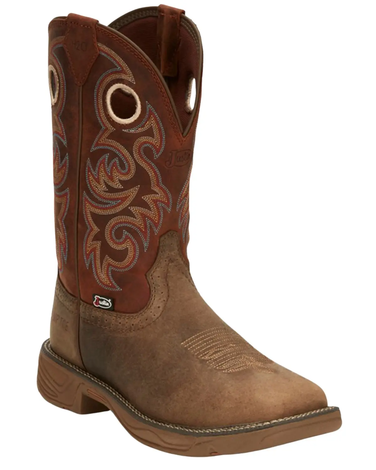 Justin Men's Men'S Rush Western Work Boot Composite Toe - Se4341
