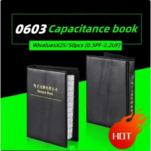 0603 Smd Capacitor Book 90 Values 25/50 Pieces, Essential Repair Tool for Electronics Enthusiasts, Full Specifications, Factory Stock