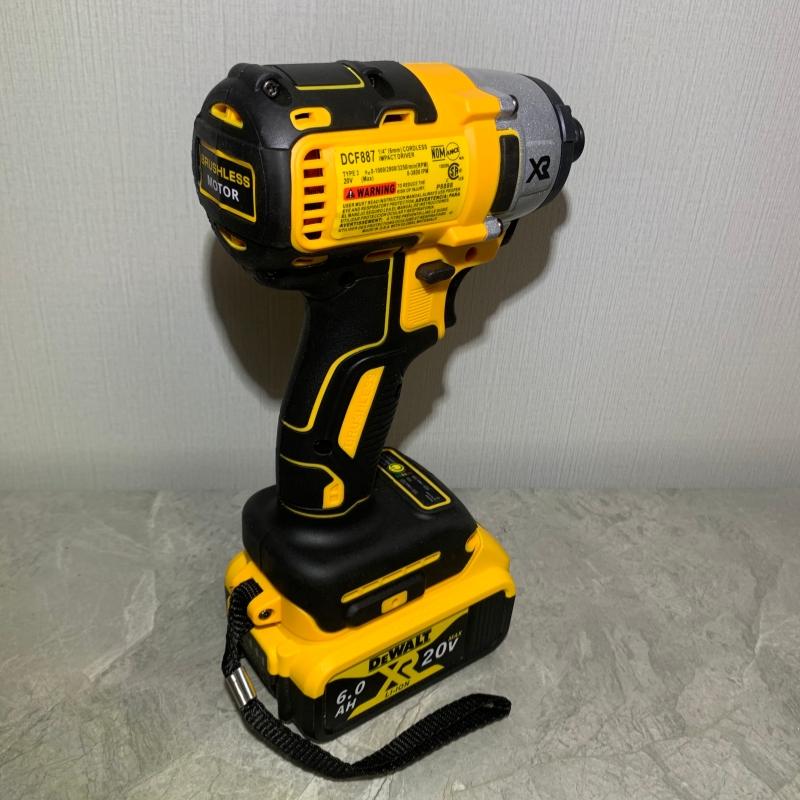 Dewalt DCF887 Brushless Motor Impact Driver 3250RPM Speed 20V Electric Screwdriver Drill Power Tool