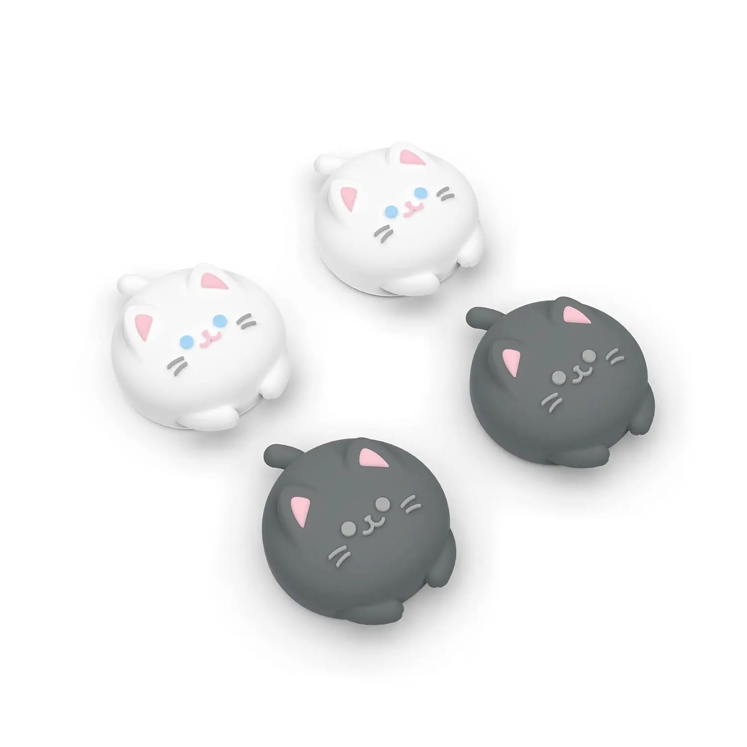 L-PCS002  Joystick Caps for Nintendo Switch, Thumbstick Caps for Switch Lite, Analog Cover for OLED Joycon Thumb Grips - Cutie Kitty