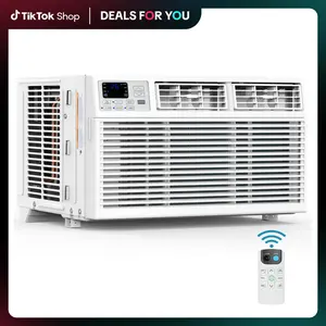 【Deals For You Days】COWSAR 5000-14000BTUs Window Air Conditioner, Window AC Unit Cooling up to 350sq.ft, 4 Modes and 3 Fan Speeds, 24H Timer, Remote Control, Quiet Operation, Reusable Filter summerwins