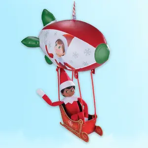 Elf on  Shelf Por Props Peppermint Blimp Ri Special Edion - Scout Elf  Includ