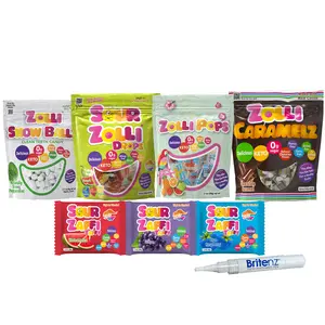 Zolli Mom's Secret Stash - Zero Sugar Zollipops, Zolli Sour Drops, Zaffi Sour Taffy, Mints, and Chocolate Caramelz Candy Snack Sweet No Artificial Dyes