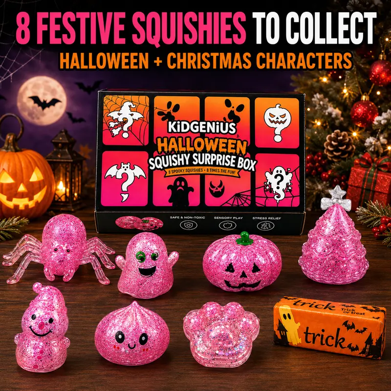 8 Holiday Squishy Characters