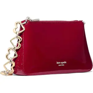 New Kate Spade New York Grace Patent Leather Heart Hw Pochette Fast shipping