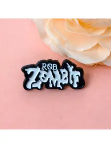 Rob Zombie Enamel Pin Craft with Iconic Rob Zombie Emblem Logo Badge Design Stylish Statement Accessory for Jackets, Backpacks, Hats & Daily Styling