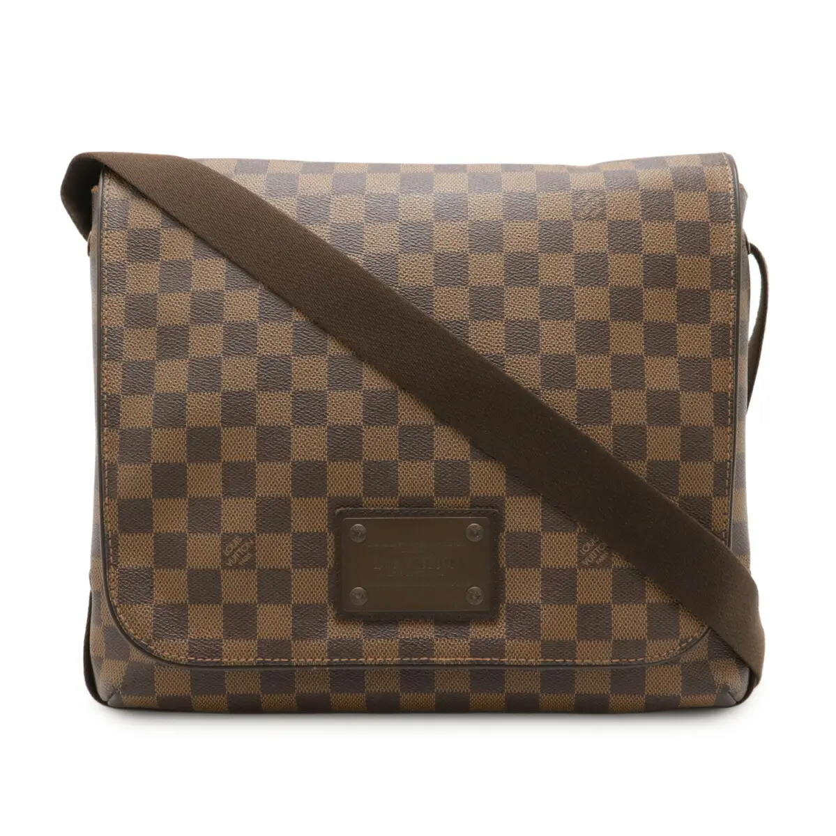 Pre-owned Louis Vuitton Canvas Shoulder Bags Brooklyn MM Damier Shoulder Bag