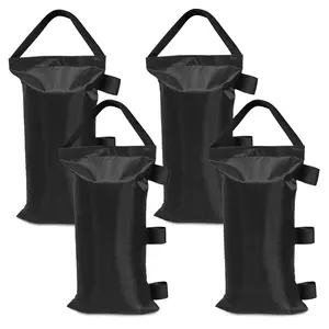 COOS BAY Black Polyester Weight for Gazebo (Set of 4)