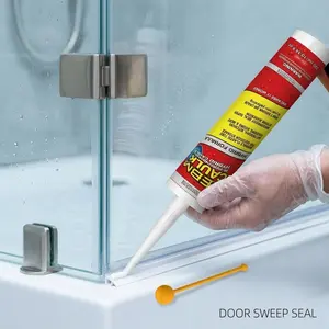 Waterproof Bathroom Adhesive agent, Smooth Application Fast Drying, Crack-Resistant and Super Tough, Ideal for Toilet Base and Kitchen Areas, Quick Dry Adhesive