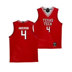 Texas Tech Men's Basketball Red Jersey - Chris Anderson