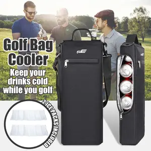 Golf Ice Bag for Chilling Drinks, Golf Bag Cooler, Perfect for Outdoor Sports and Picnics, Keeps Your Beverages Cold While Playing