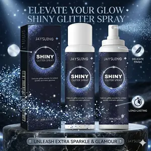 Shimmering Glitter Spray — Body & Hair Highlighter for Halloween Parties, Nightclubs, and Outfits (Film-Forming Formula)