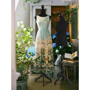 Mannequin Body, Female Dress Form Manikin Body Torso 60-67Inch Height Adjustable, Woman Body Torso Clothing Display Manikin With Tripod Stand For Sewing Dress Jewelry Market Shop Display