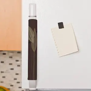 Vintage Leaf Floral Print Refrigerator Handle Covers, Non-Slip Microwave Door Handles Protector, Detachable Reusable Hotel Door Grips