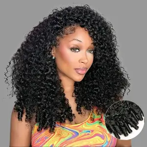 Glueless Burmese Curly Wig 13x4 HD Lace Front Wig Kinky Afro Curly Pre Plucked 180% Density 100% Vietnamese Human Hair Wigs For Women Deep Wave Water Wave Transparent Lace Frontal Wig #SummerVibes Natural False Lashes Artificial Lashes