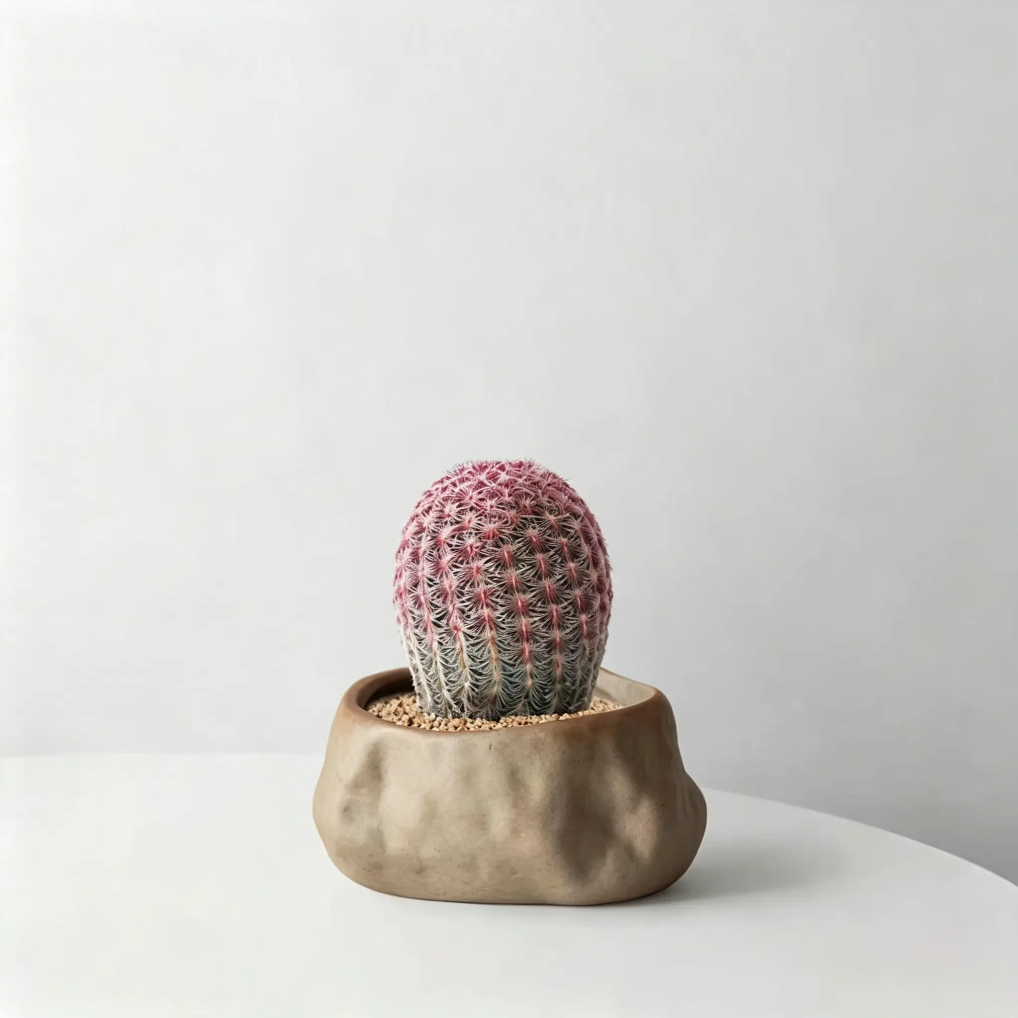 Rainbow Hedgehog Cactus, Red Spine Echinocereus Rigidissimus Succulent for Indoor Pot & Outdoor Garden